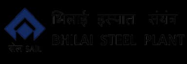 Bhilai Steel Plant SAIL logo with Hindi and English text representing Steel Authority of India Limited integrated steel manufacturing facility
