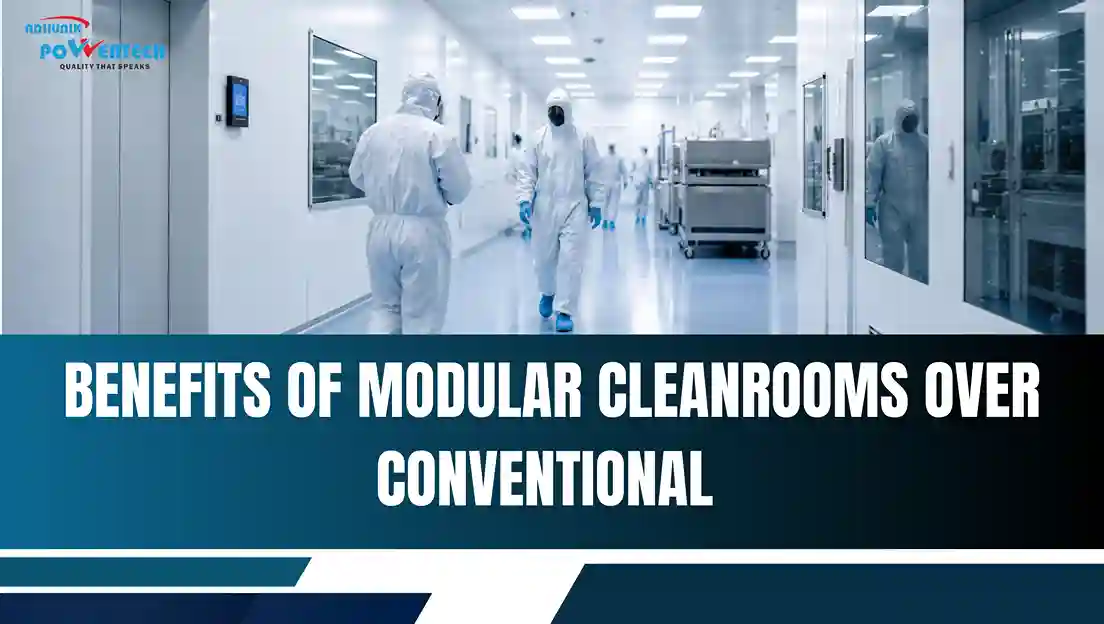 Modular cleanroom facility showcasing benefits over conventional construction
