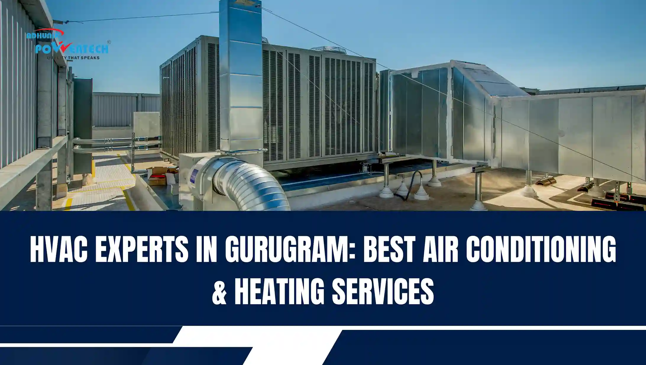 Commercial HVAC installation and service in Gurugram.